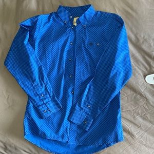 Boys western button dress shirt